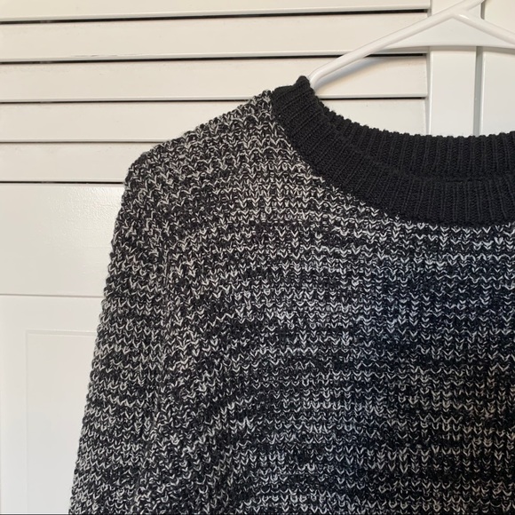 Oversized Black Crewneck Sweater - Picture 6 of 6